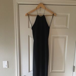 Halter-neck Evening Dress